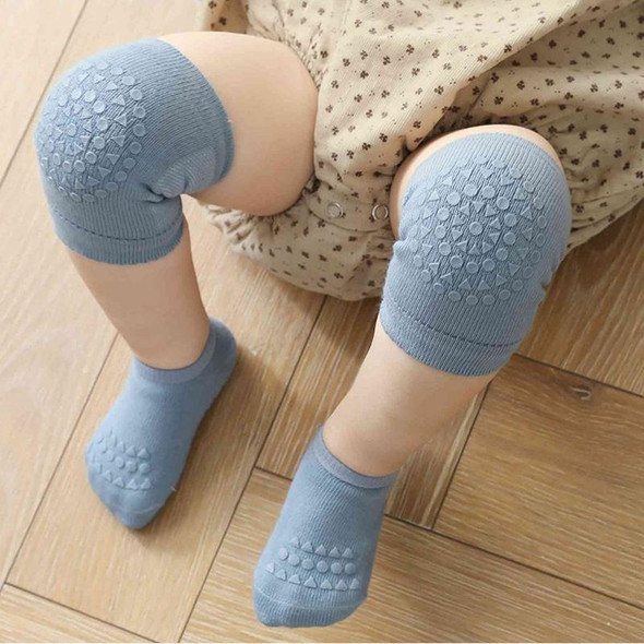 3 Sets Summer Children Knee Pads Baby Floor Socks Baby Non-Slip Crawling Sports Protection Suit M 1-3 Years Old(Light Purple)