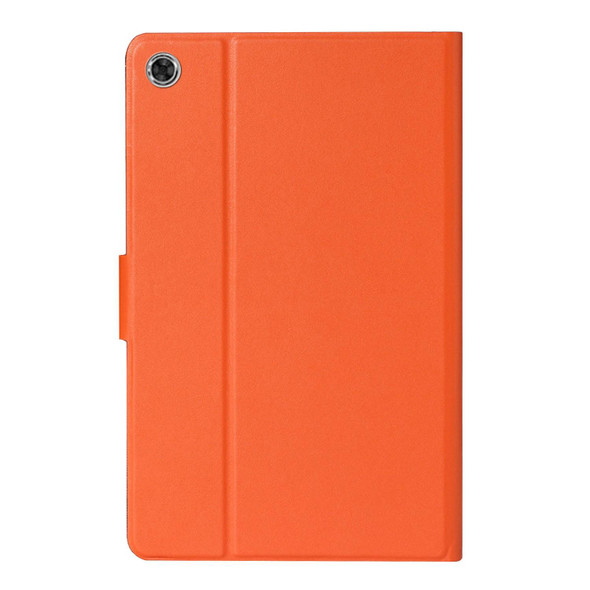 Samsung Galaxy Tab A8 10.5 2021 Pure Color Leather Tablet Case(Orange)