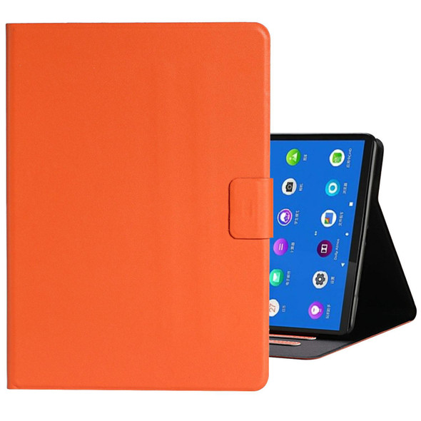 Samsung Galaxy Tab A8 10.5 2021 Pure Color Leather Tablet Case(Orange)