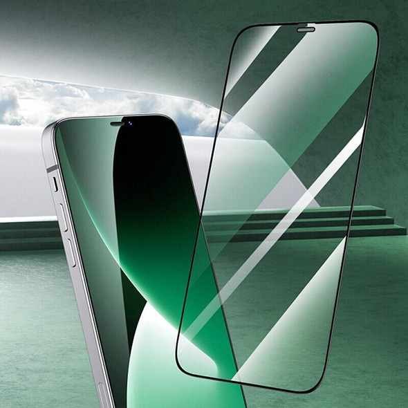 25 PCS Green Light Eye Protection Tempered Glass Film - iPhone 12 / 12 Pro