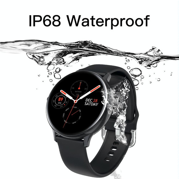 S20S 1.4 inch HD Screen Smart Watch, IP68 Waterproof, Support Music Control / Bluetooth Photograph / Heart Rate Monitor / Blood Pressure Monitoring(Black)