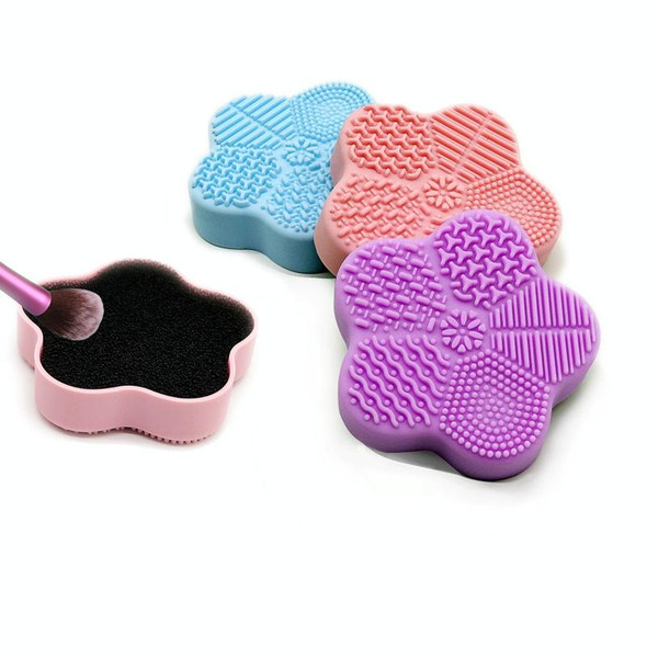 10 PCS Seastar Portable Silicone Scrubbing Pad With Quick-Drying Sponge Random Colour Delivery