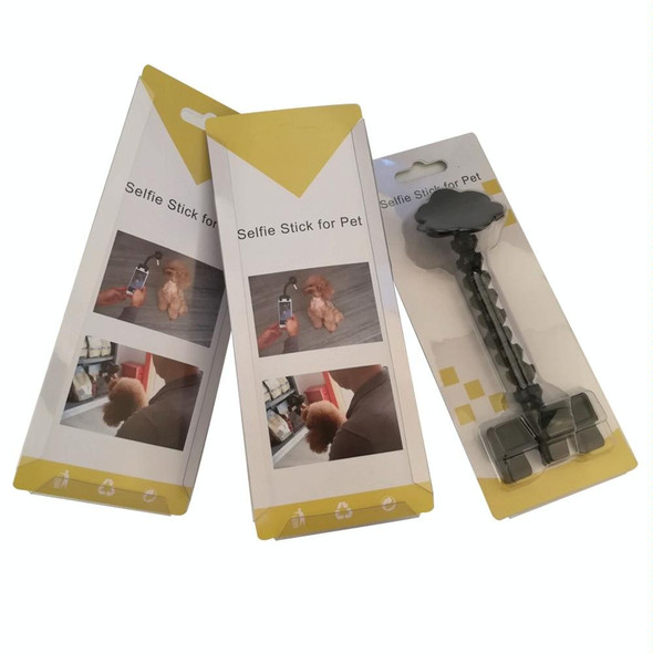 Pet Camera Artifact Dog Cat Looking At Camera Phone Clip(Black )