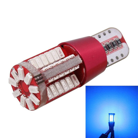 2 PCS T10 5W 285LM Blue Light 57 SMD 4014 LED Error-Free Canbus Car Clearance Lights Lamp, DC 12V