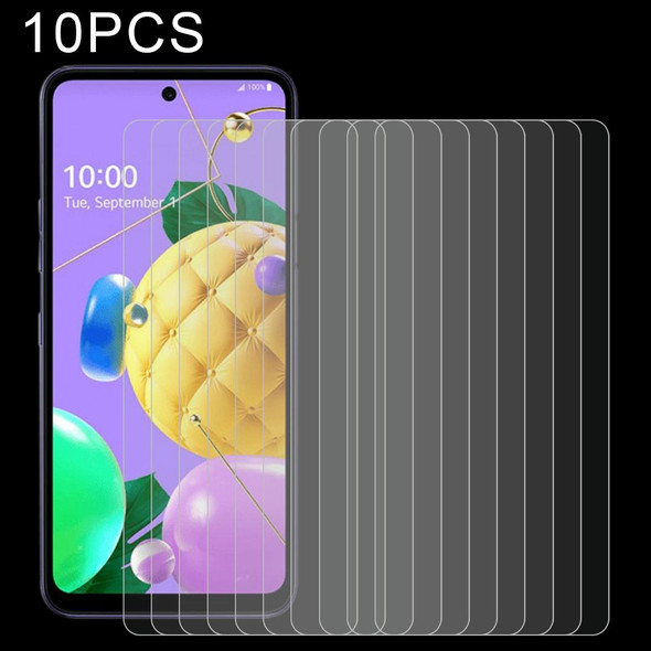 10 PCS 0.26mm 9H 2.5D Tempered Glass Film - LG K53