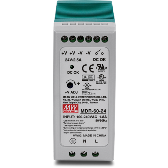 Trendnet 60 W Single Output Industrial Din-Rail Power Supply