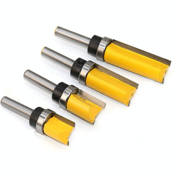 8MM Shank Copy Type Trimming Knife Straight Edge Engraving Machine Milling Cutter, Model: 8x3/4x25mm