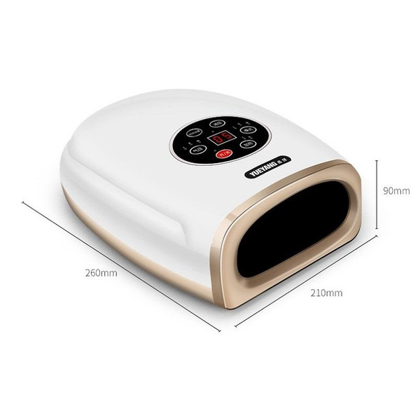 Hand Finger Joint Massager Wrist Palm Physiotherapy Mouse Hand Meridian Acupoint Massager, Specification: Plug(Amber Gold )