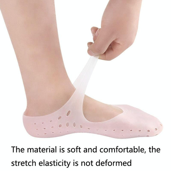 3 Pairs SEBS Boat Socks Breathable Sports Sweat-Absorbent Floor Socks Beach Waterproof Socks, Size: M(Skin Color)