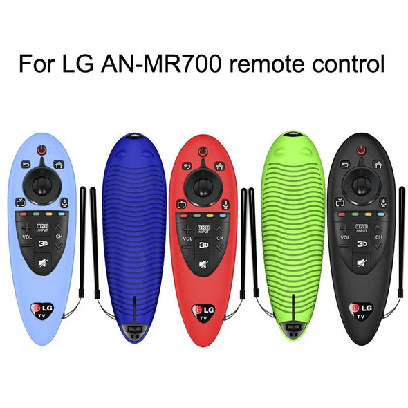 2 PCS Remote Control Dustproof Silicone Protective Cover - LG AN-MR500 Remote Control(Red)