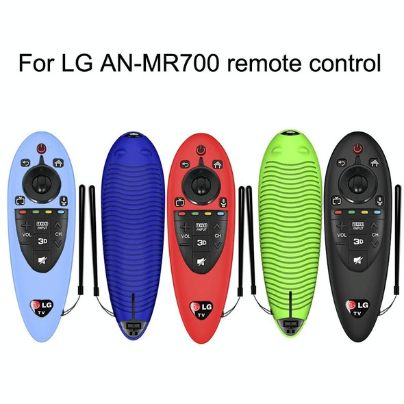 2 PCS Remote Control Dustproof Silicone Protective Cover - LG AN-MR500 Remote Control(Blue)