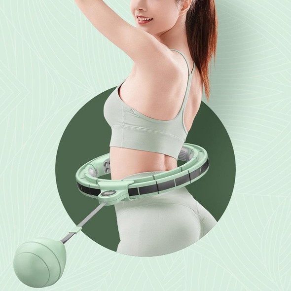 Intelligent Counting Magnetic Therapy Massage Fitness Ring + Sweat Belt, Within 230 Catties(Avocado Green)