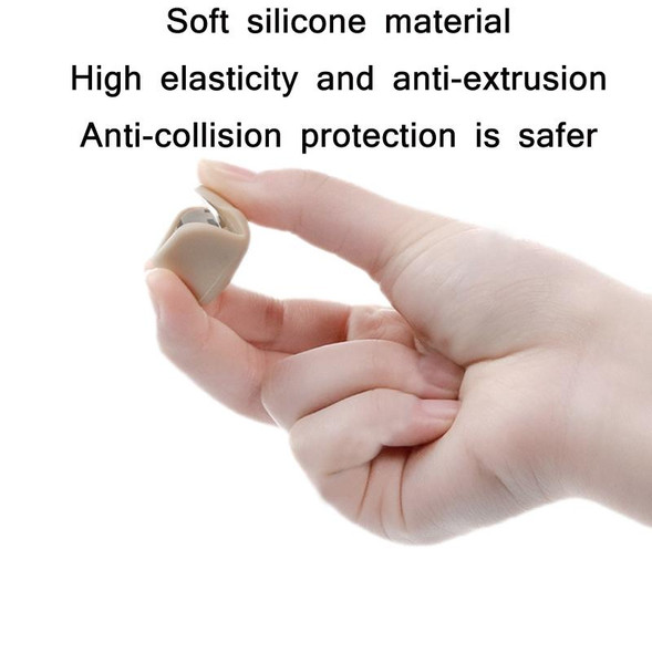 5 PCS Children Silicone Table Anti-Collision Protection Corners Guard(Claw Back White)