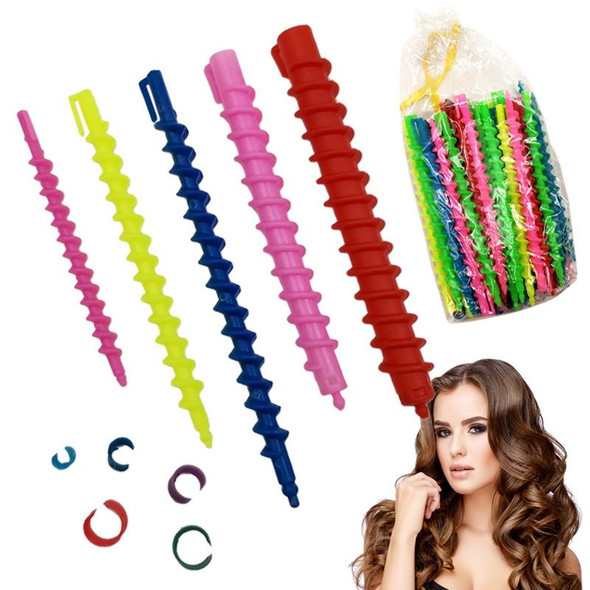 3 Sets Hairdressing Curly Hair Perm Cold Perm Screw Bar Hair Salon Supplies Color Random Delivery, Specification: Medium Core