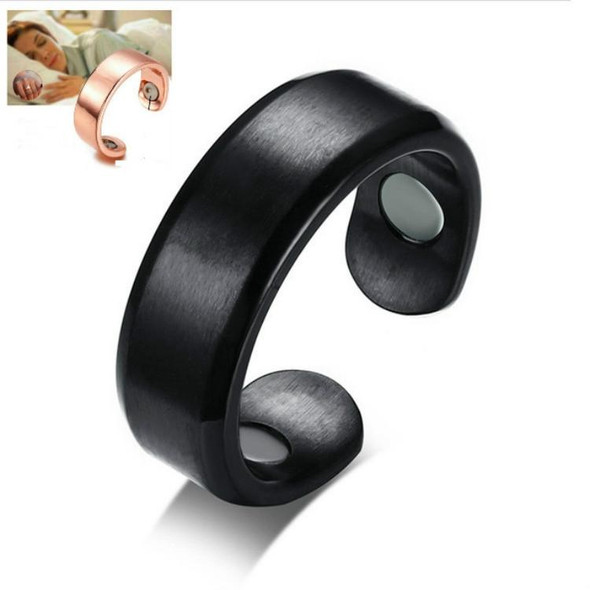 Acupressure Anti Snore Ring - Black