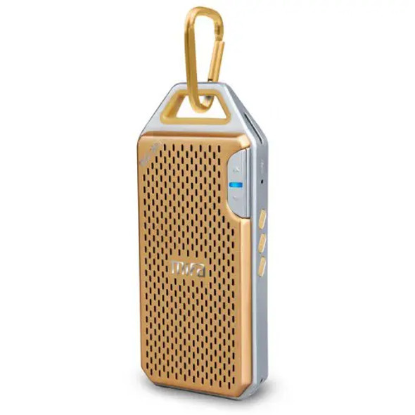 Promate Wee Robust Metallic Bluetooth Speaker - Gold