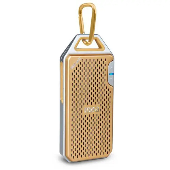 Promate Wee Robust Metallic Bluetooth Speaker - Gold