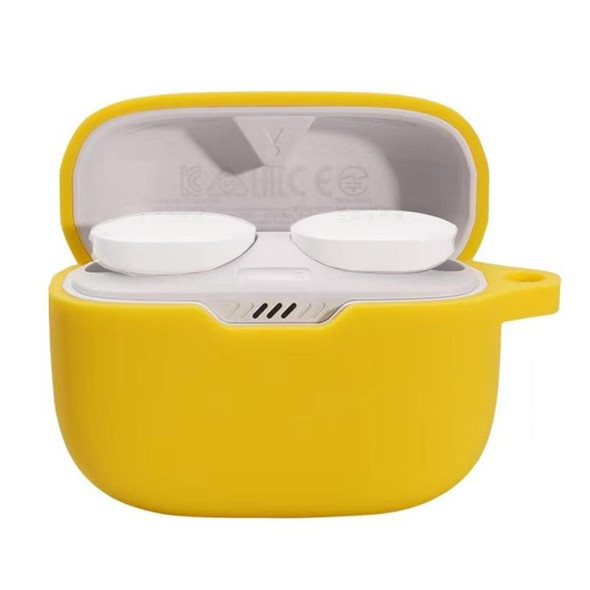 Earphone Protective Case with Hanging Buckle - JBL T130NC(Yellow)