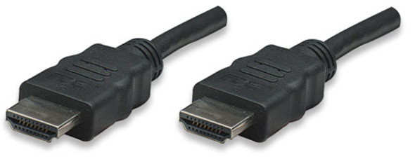 Manhattan High Speed Hdmi Cable - Hdmi Male To Male, Shielded, Black, 7.5 M, Retail Box, Limited Lifetime Warranty