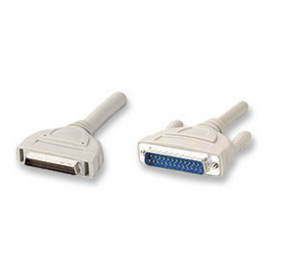 Manhattan Scsi 11 Cable Ul2990-Db50/Hpm To Db25M, 12.5Tp, 6.5 Ft, (1,8 M) , Retail Box, Limited Lifetime Warranty