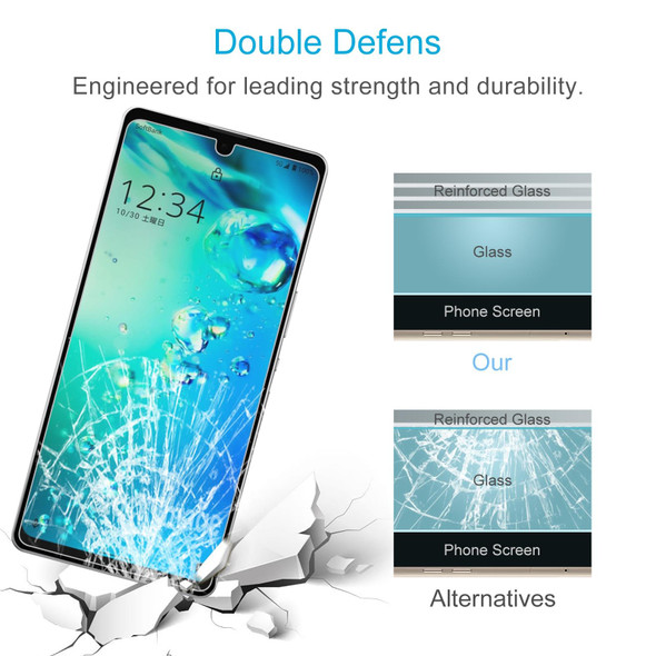 10 PCS 0.26mm 9H 2.5D Tempered Glass Film - Sharp Aquos Zero 6