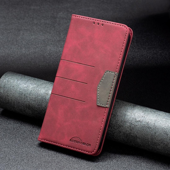 Xiaomi Mi 11i / Poco F3 / Redmi K40 / K40 Pro Magnetic Splicing Leather Phone Case(Red)