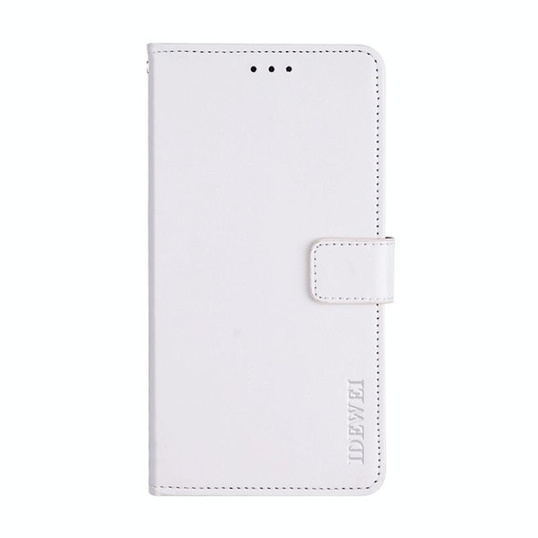 Xiaomi Poco F3 GT idewei Crazy Horse Texture Horizontal Flip Leather Case with Holder & Card Slots & Wallet(White)