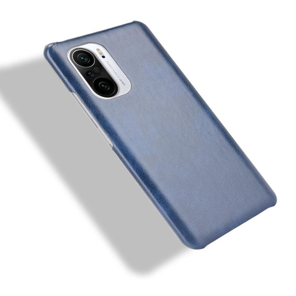 Xiaomi Redmi K40 / K40 Pro / Poco F3 Shockproof Litchi Texture PC + PU Case(Blue)