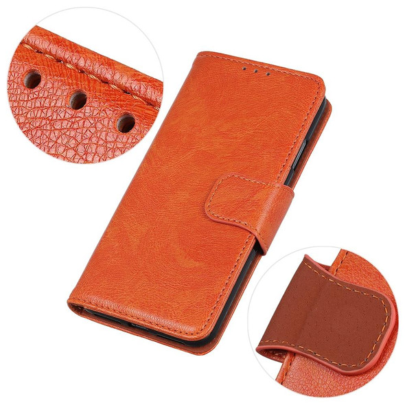 Xiaomi Redmi K40 Pro Nappa Texture Horizontal Flip Leather Case with Holder & Card Slots & Wallet(Orange)