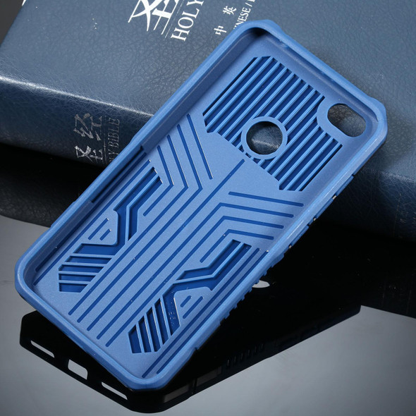 Xiaomi Redmi Note 5A Armor Warrior Shockproof PC + TPU Protective Case(Blue)