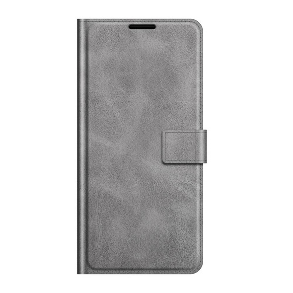 Redmi Note 10 Pro (Indian Edition) Retro Calf Pattern Buckle Horizontal Flip Leather Case with Holder & Card Slots & Wallet(Grey)