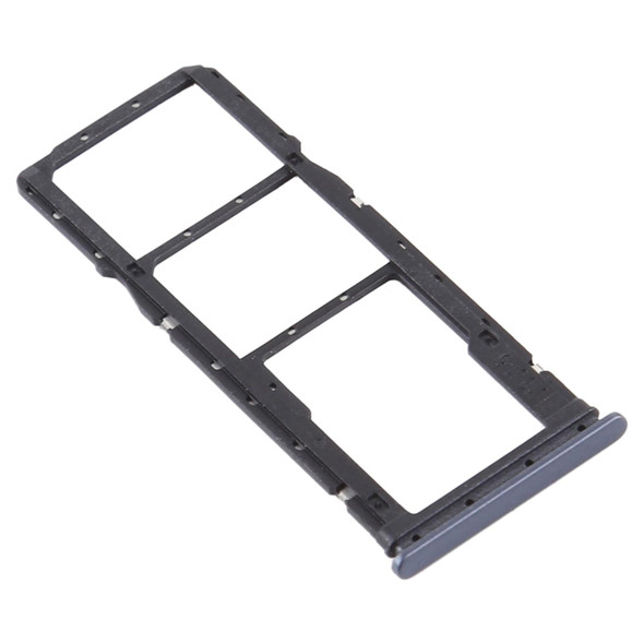 SIM Card Tray + SIM Card Tray + Micro SD Card Tray for Xiaomi Redmi 9 (Black)