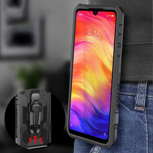 Xiaomi Redmi Note 5 Pro Machine Armor Warrior Shockproof PC + TPU Protective Case(Black)