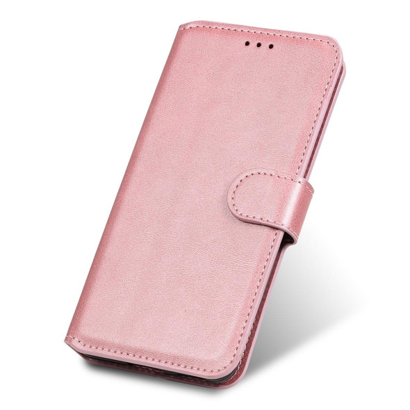Xiaomi Redmi 9 Classic Calf Texture PU + TPU Horizontal Flip Leather Case, with Holder & Card Slots & Wallet(Rose Gold)
