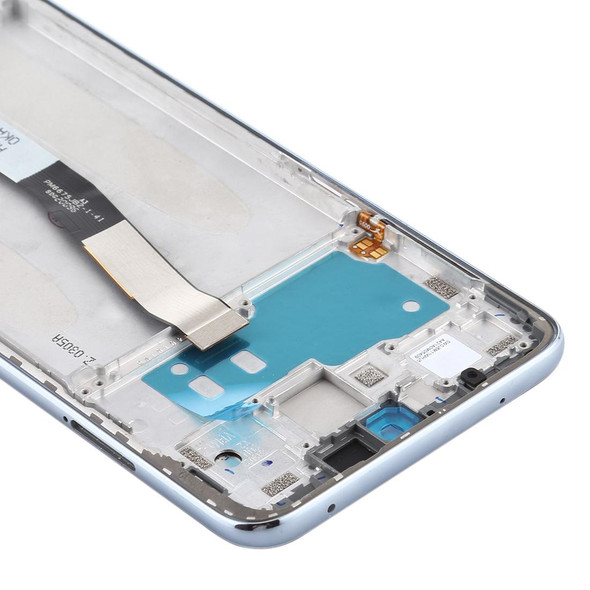 LCD Screen and Digitizer Full Assembly with Frame for Xiaomi Redmi Note 9S / Redmi Note 9 Pro Max / Redmi Note 9 Pro (India) / Redmi Note 9 Pro(Silver)
