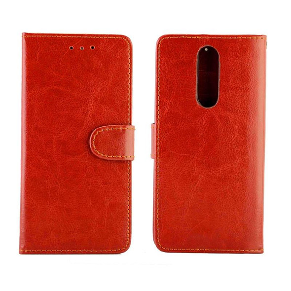 Xiaomi Redmi K30 Crazy Horse Texture Leather Horizontal Flip Protective Case with Holder & Card Slots & Wallet & Photo Frame(Brown)