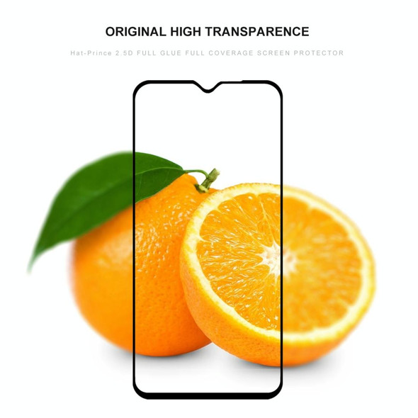 2 PCS ENKAY Hat-prince Full Glue 0.26mm 9H 2.5D Tempered Glass Full Coverage Film for Redmi Note 8 Pro