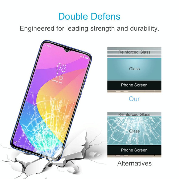 0.26mm 9H 2.5D Tempered Glass Film for Xiaomi Mi CC9