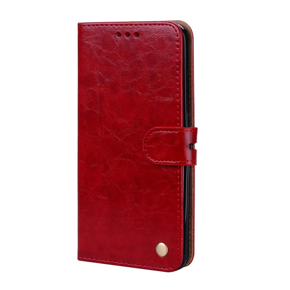 Xiaomi Redmi Note 5A Without Fingerprint Identification Oil Wax Texture Horizontal Flip Leather Case with Holder & Card Slots & Wallet(Red)