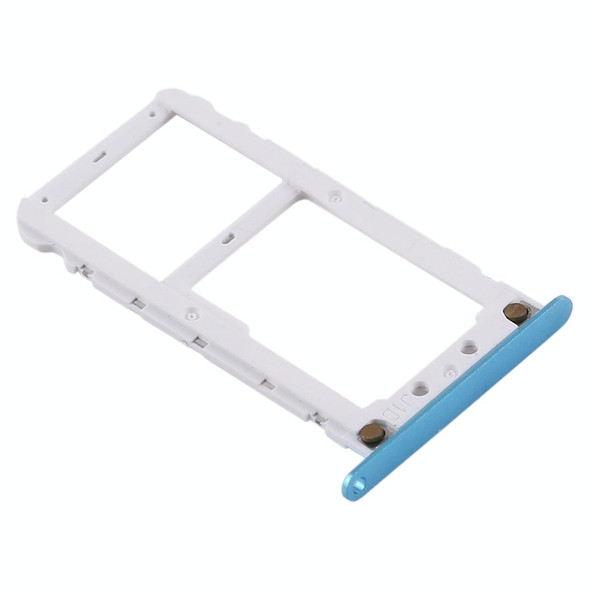 2 SIM Card Tray / Micro SD Card Tray for Xiaomi Redmi 5 Plus(Blue)