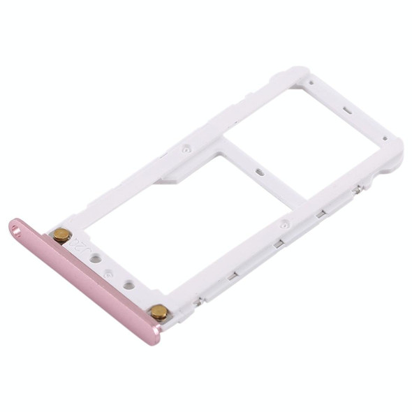 2 SIM Card Tray / Micro SD Card Tray for Xiaomi Redmi Note 5(Rose Gold)