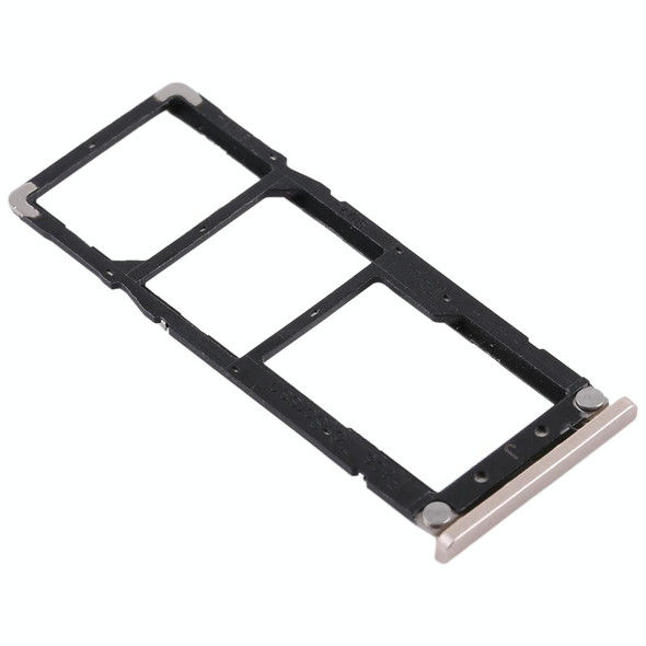 2 SIM Card Tray + Micro SD Card Tray for Xiaomi Redmi Note 5A(Gold)