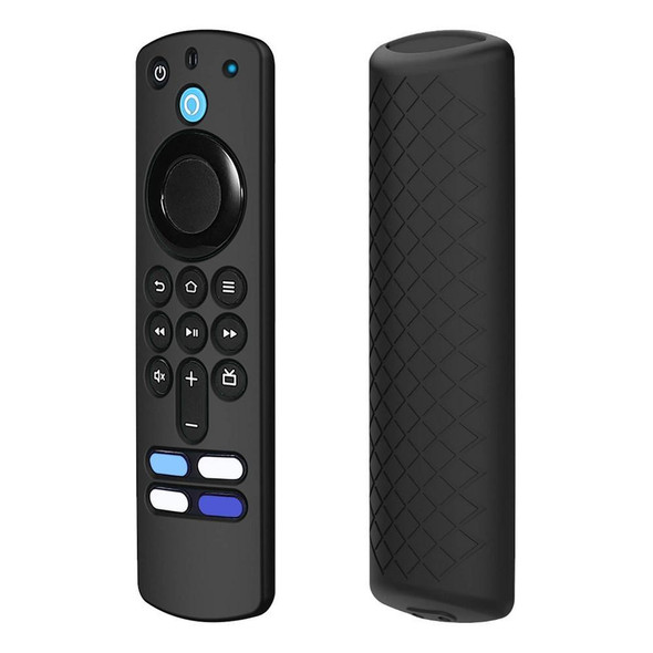 2 PCS Silicone Shell - Alexa Voice Remote 3rd Gen&TV Stick 3rd Gen(Black)