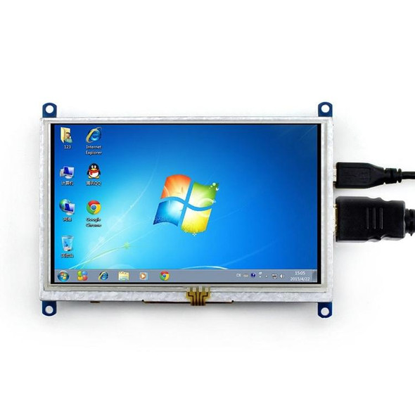 WAVESHARE 5 Inch HDMI LCD (B) 800x480 Touch Screen  for Raspberry Pi Supports Various Systems