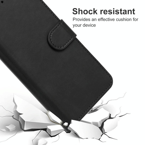 Leather Phone Case - Alcatel 3L 2020(Black)