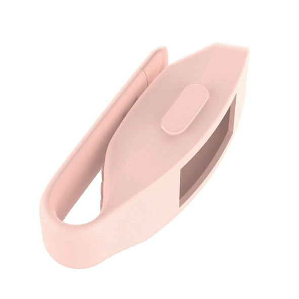 Smart Watch Silicone Clip Button Protective Case for Fitbit Inspire / Inspire HR / Ace 2(Pink)