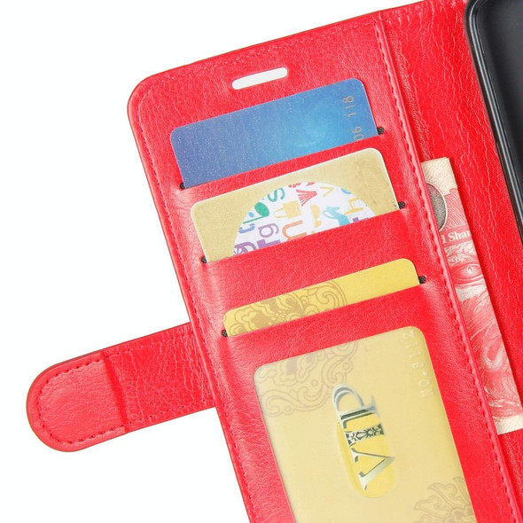 Nokia 5.3 R64 Texture Single Horizontal Flip Protective Case with Holder & Card Slots & Wallet& Photo Frame(Red)