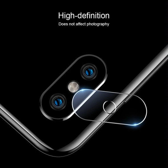 0.3mm 2.5D Round Edge Rear Camera Lens Tempered Glass Film for Nokia 7 Plus