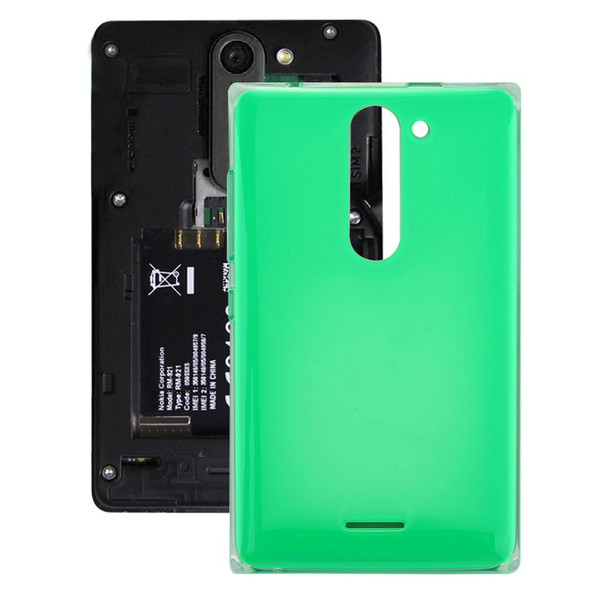 Dual SIM Battery Back Cover for Nokia Asha 502 (Green)