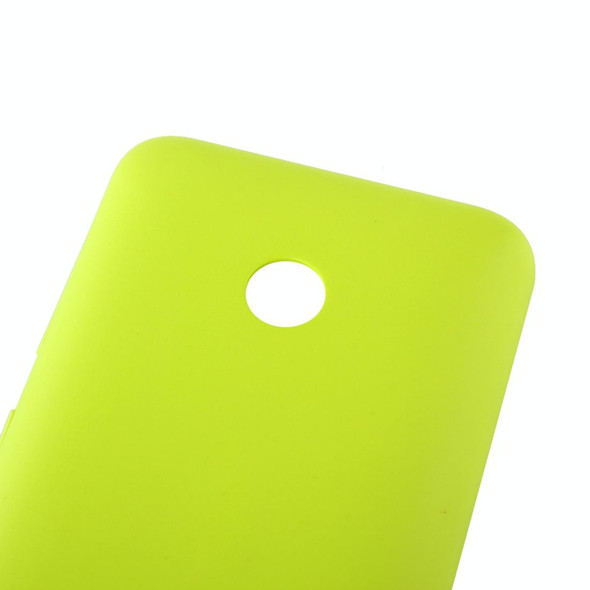 Solid Color Plastic Battery Back Cover for Nokia Lumia 530 (Yellow)